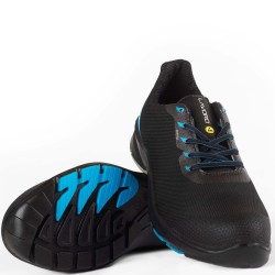 Basket de sécurité HYBRID BLACK BLUE LAVORO | Chaussure de sécurité légère et confortable