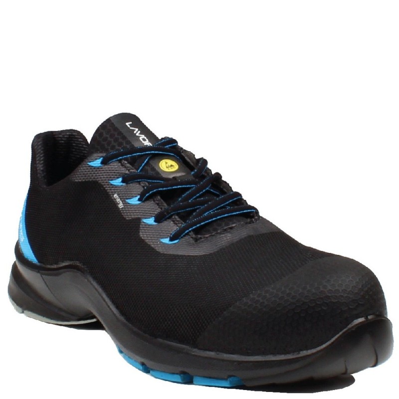 Basket de sécurité HYBRID BLACK BLUE LAVORO | Chaussure de sécurité légère et confortable