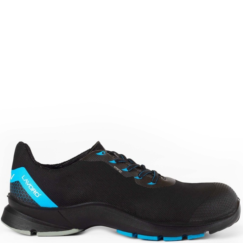 Basket de sécurité HYBRID BLACK BLUE LAVORO | Chaussure de sécurité légère et confortable