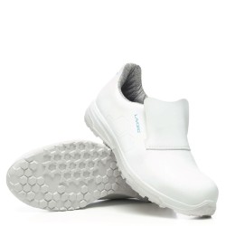 Mocassin de sécurité cuisine blanc Lavoro VAGOS S2 SRC Antidérapant Cuisine Professionnelle