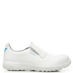 Mocassin de sécurité cuisine blanc Lavoro VAGOS S2 SRC Antidérapant Cuisine Professionnelle