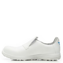 Mocassin de sécurité cuisine blanc Lavoro VAGOS S2 SRC Antidérapant Cuisine Professionnelle