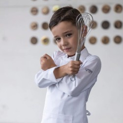 Tablier de cuisinier enfant LAFONT - Taille unique, blanc, polyester-coton 215g, entretien facile