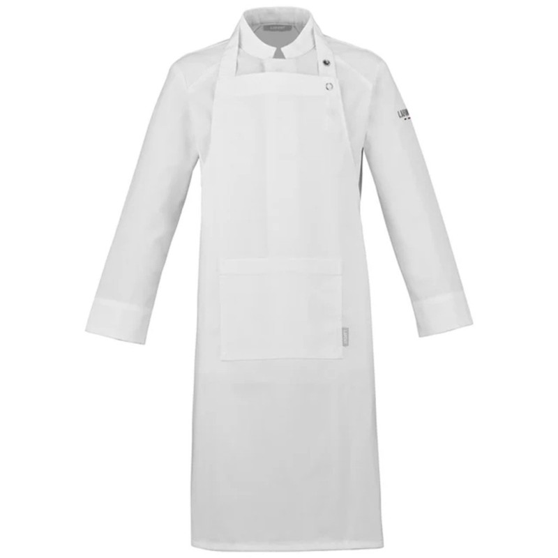 Tablier de cuisinier enfant LAFONT - Taille unique, blanc, polyester-coton 215g, entretien facile
