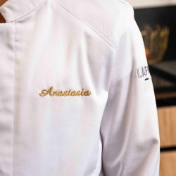 Disponible en 4-6 ans et 8-10 ans. Pour que les petits chefs ressemblent au grands. Découvrez la veste de cuisinier enfant Basil