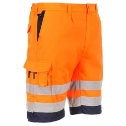 Short de Travail Haute Visibilité PORTWEST - Léger, Durable, 10 Poches, Certifié EN ISO 20471