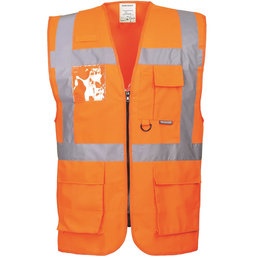 Gilet haute visibilite GRANDE TAILLE Norme EN 20471 Grande Taille de chez PORTWEST