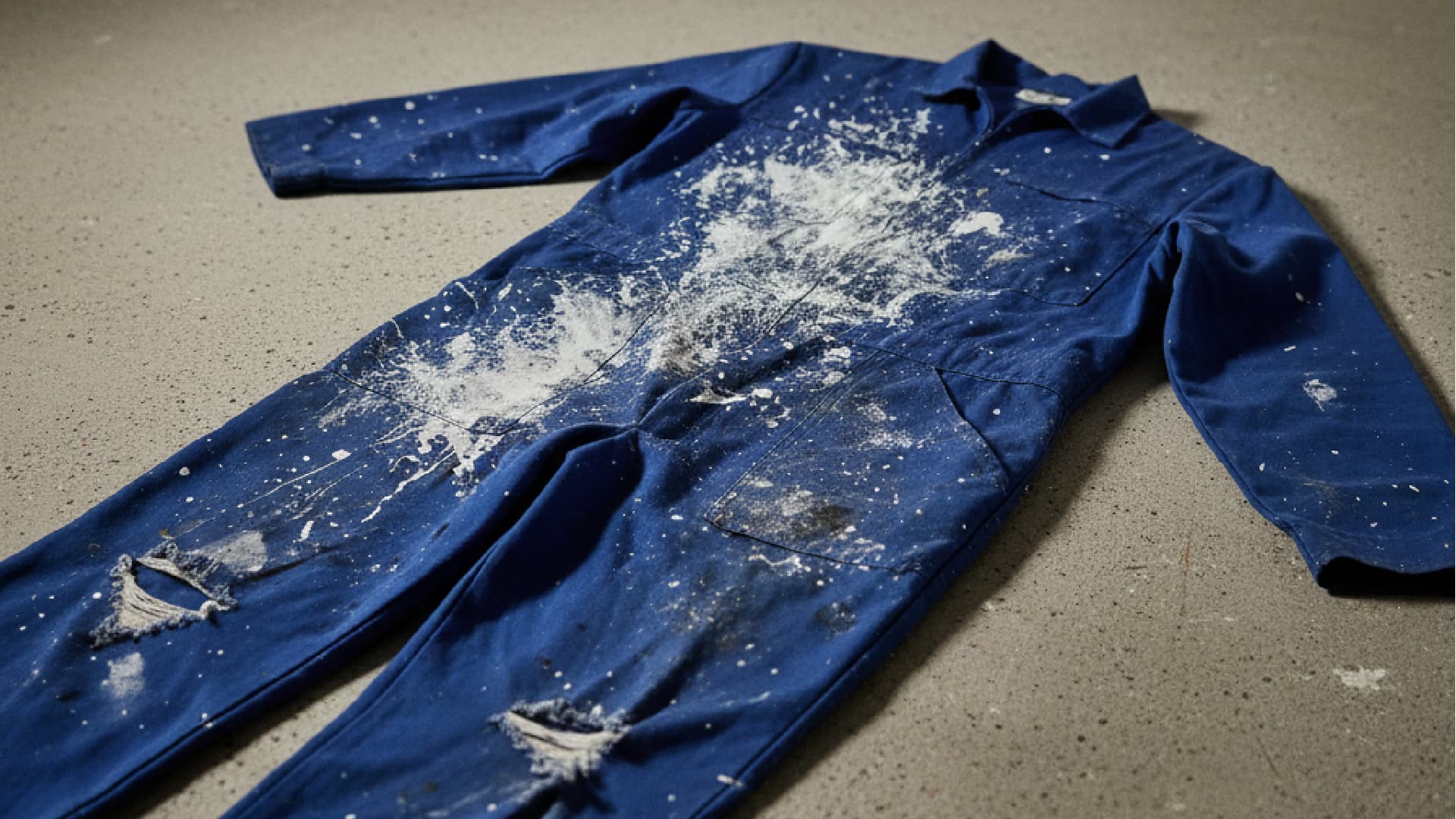 Comment enlever de la peinture sèche sur un bleu de travail