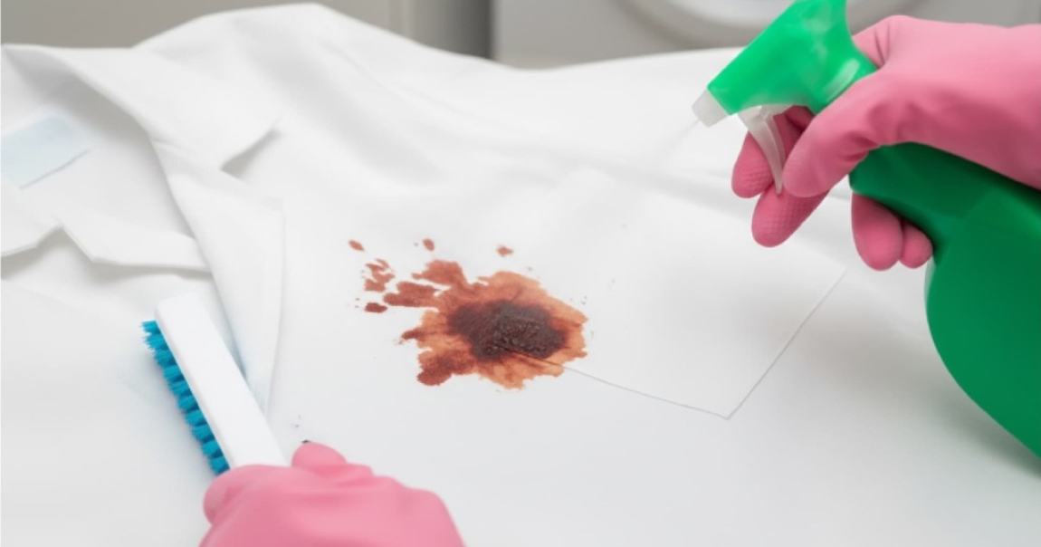 Comment détacher une blouse blanche : sang, iode, encre et colorants
