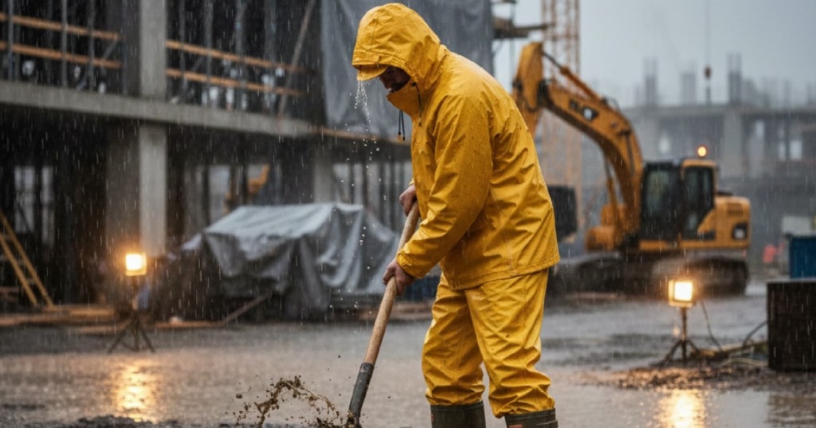 Que porter pour travailler sous la pluie ? Guide des vêtements professionnels