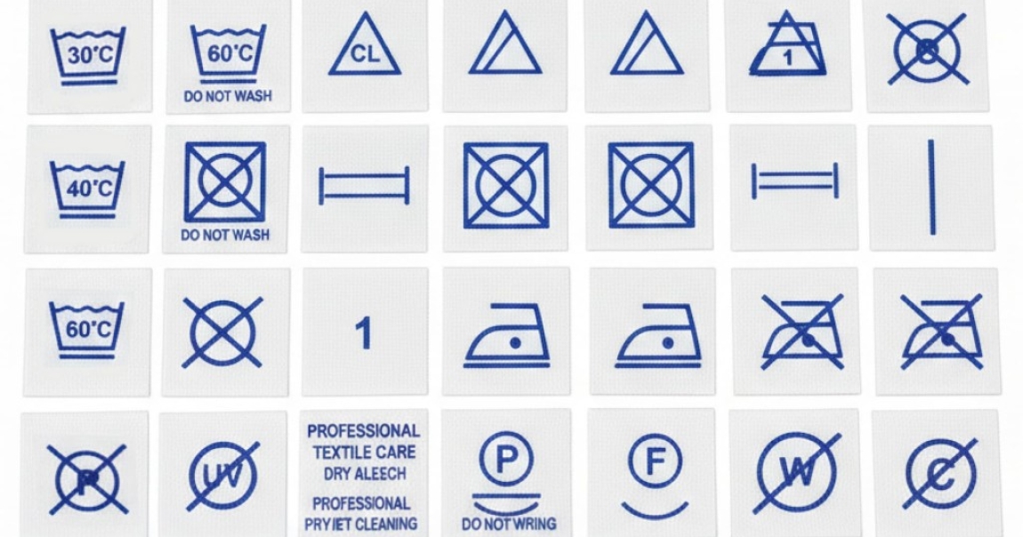 Comment lire les pictogrammes et étiquettes d’entretien des EPI et vêtements professionnels